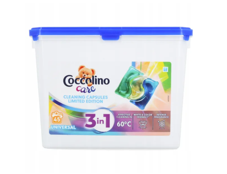 Kapsułki do prania uniwersalne 3w1 Coccolino Care 779g 45 szt