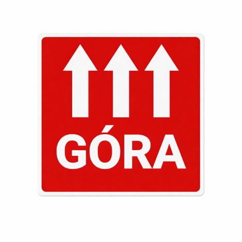 Etykieta "Góra" 55x55mm 100 sztuk