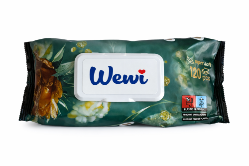 Chusteczki nawilżane Wewi róża 120 sztuk
