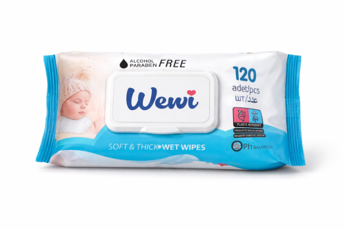 Chusteczki nawilżane Wewi Baby 120 sztuk