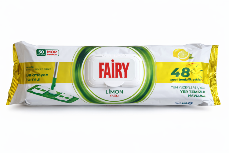 Wkłady czyszczące do mopa Fairy cytrynowe 50 sztuk