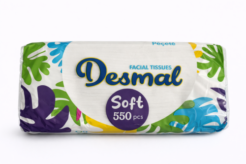 Chusteczki higieniczne 550 sztuk Desmal