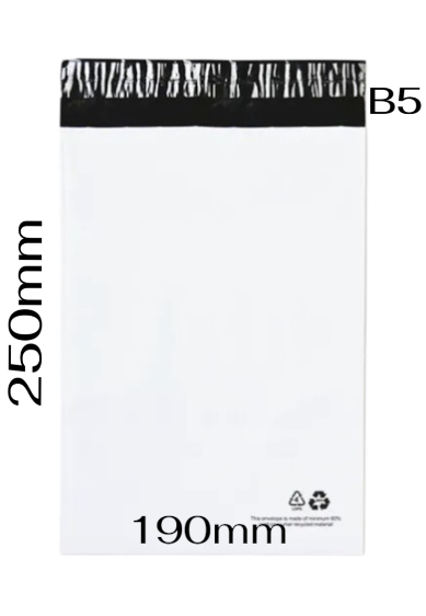 Foliopak kurierski B5 190x250mm +50mm