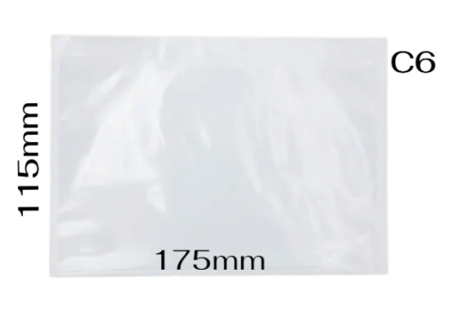Przylgi kurierskie C6 175x115mm 100szt